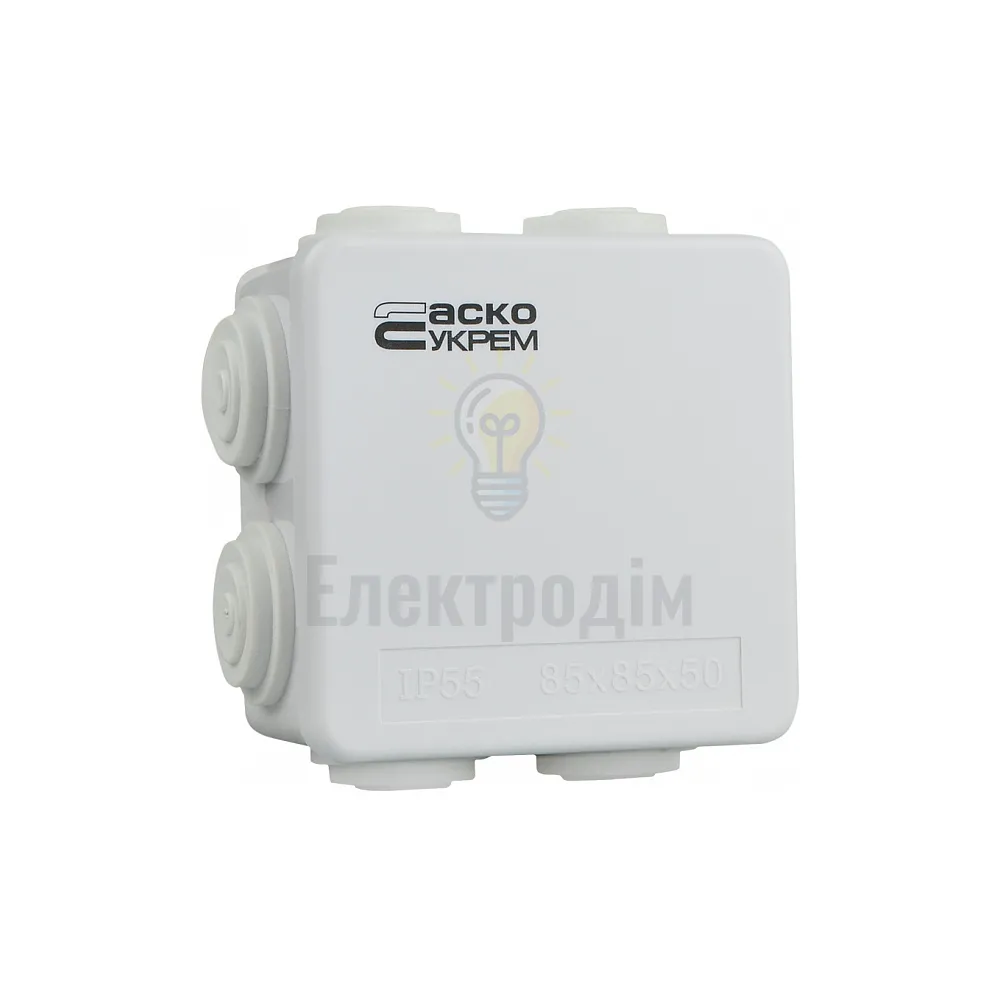 Розподільча коробка АСКО TY-RA 85х85х50 біла A0150170017 
