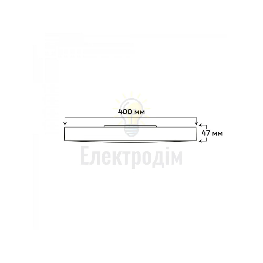 AL6087ARD 36W коло чорний 3600Lm 3000/4000/6500K 400*42mm TREND 80638  - фото 3