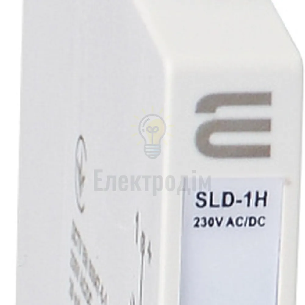 Модульний сигнальний індикатор 9mm 230V AC/DC SLD-1H жовтий A0140030003  - фото 1
