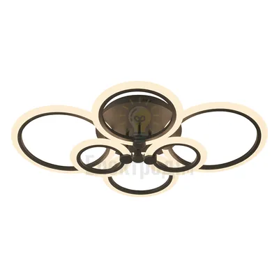 LED світильник VELMAX V-СL-NAOMI-R, max 120W, 3000K-6500K, 7700Lm, пульт ДК 23-43-34 — купити в Електродім