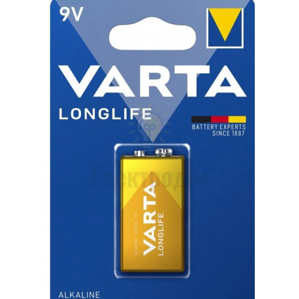 Longlife Extra 9V (блистер-1 шт.) 4122101411 