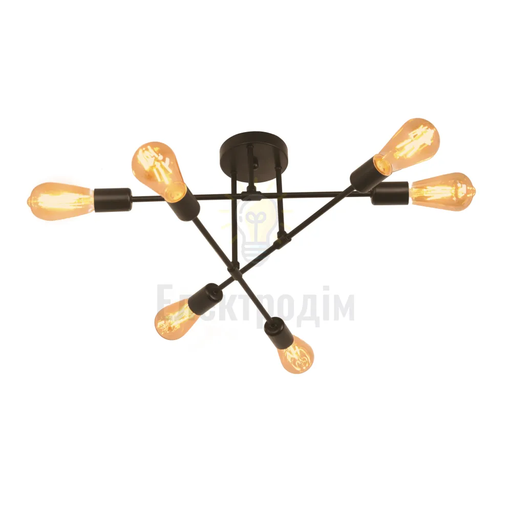 Світильник VELMAX V-CL-LINE3-Bl, max 60W*6, E27, 220V 23-12-24 