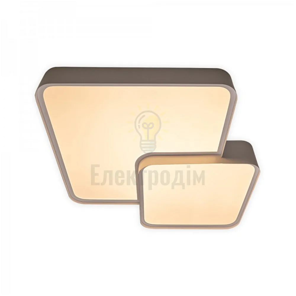 AL6420ARD 60W квадрат 5100Lm 3000K-6500K 500*500*80mm TOUCH S 80244  - фото 1