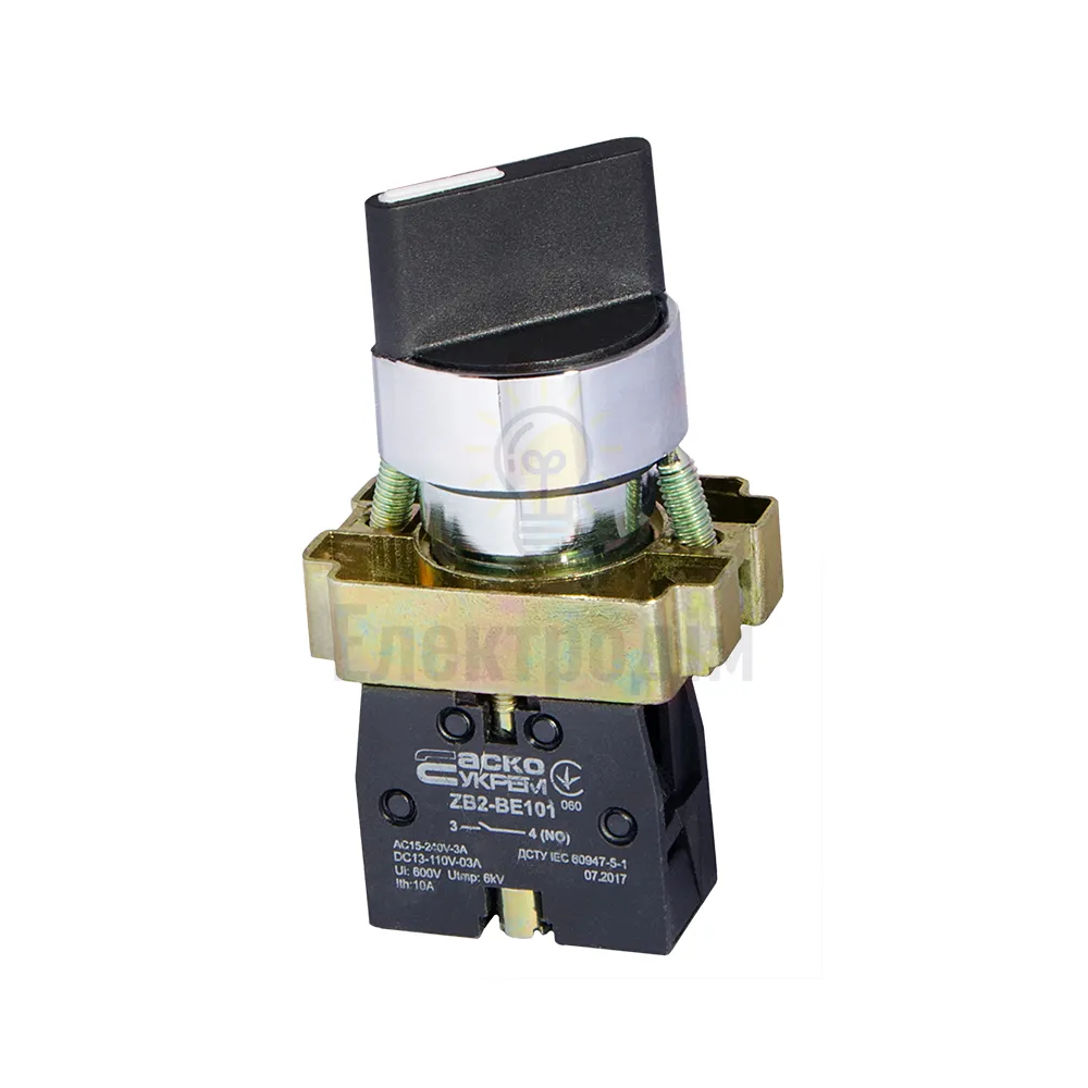 XB2-BD21 Кнопка поворотна 2-поз. Стандартна ручка A0140010004 