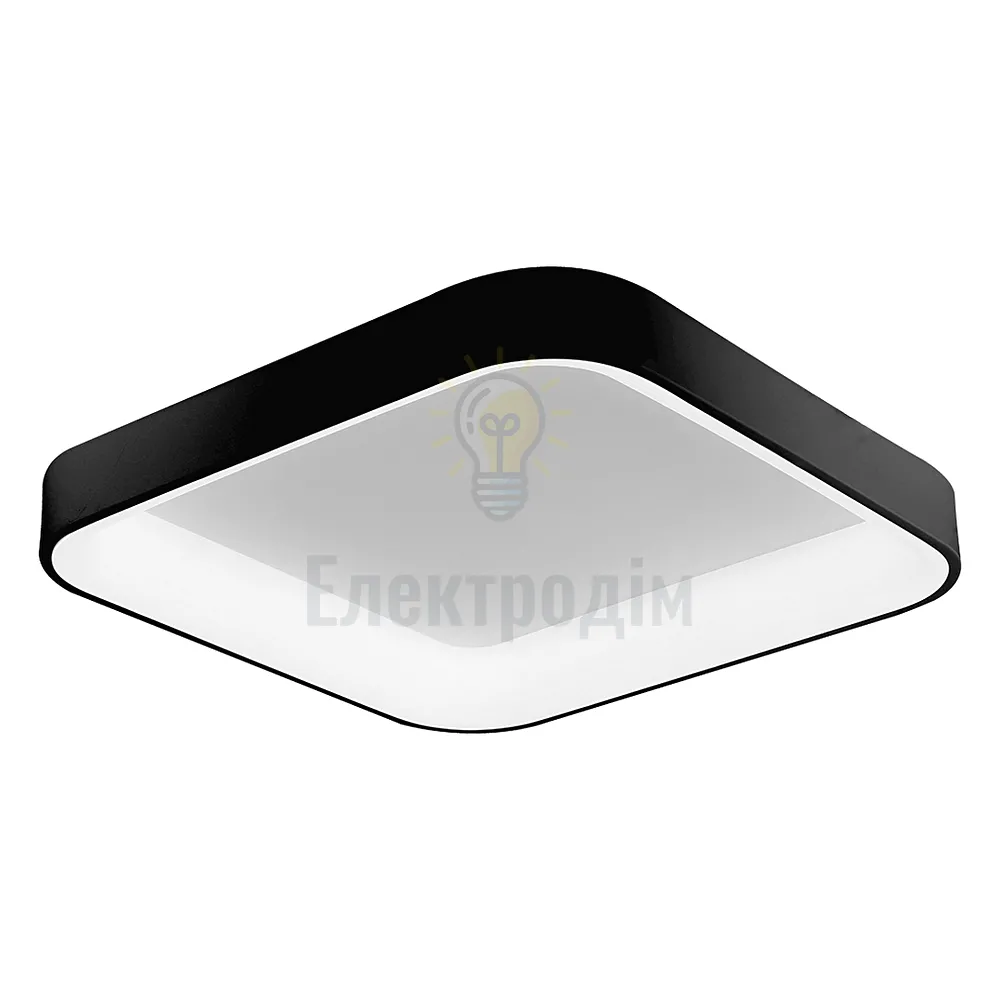 LED світильник VELMAX V-СL-VERONA-S, max 50W, 3000K-6500K, 3000Lm, пульт ДК, чорний 23-46-07 
