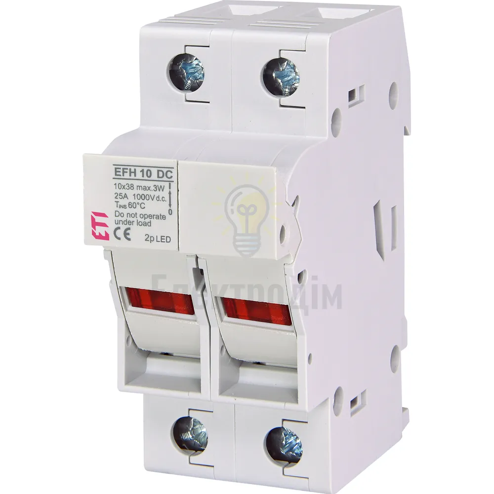 Тримач EFH 10 2P LED 25A 1000V DC 2540213 