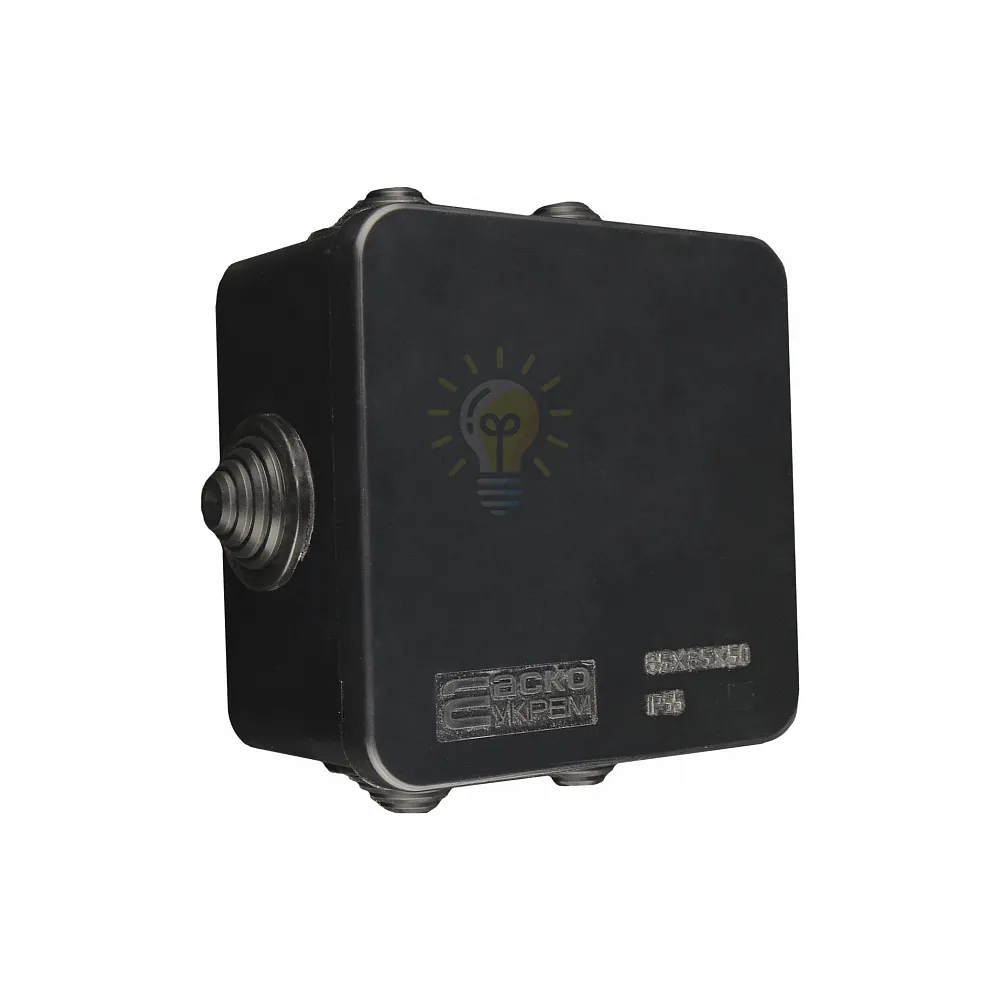 Розподільча  коробка серії UAtmo Jet Black 85*85*50 A0150170032 