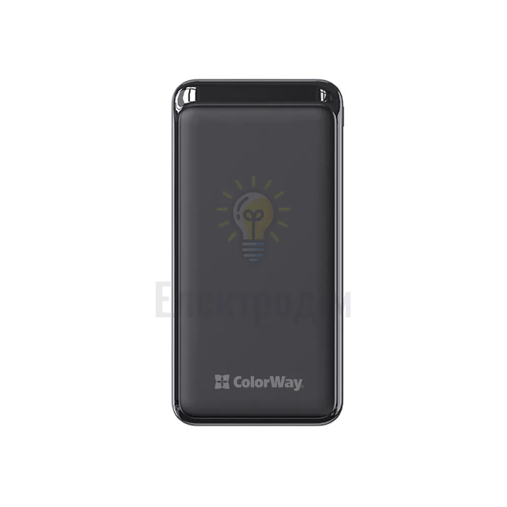 Павербанк 20000 mAh ColorWay CW-PB200LPG3BK-PD 20W QC+PD slim чорний CW-PB200LPG3BK-PD  - фото 9