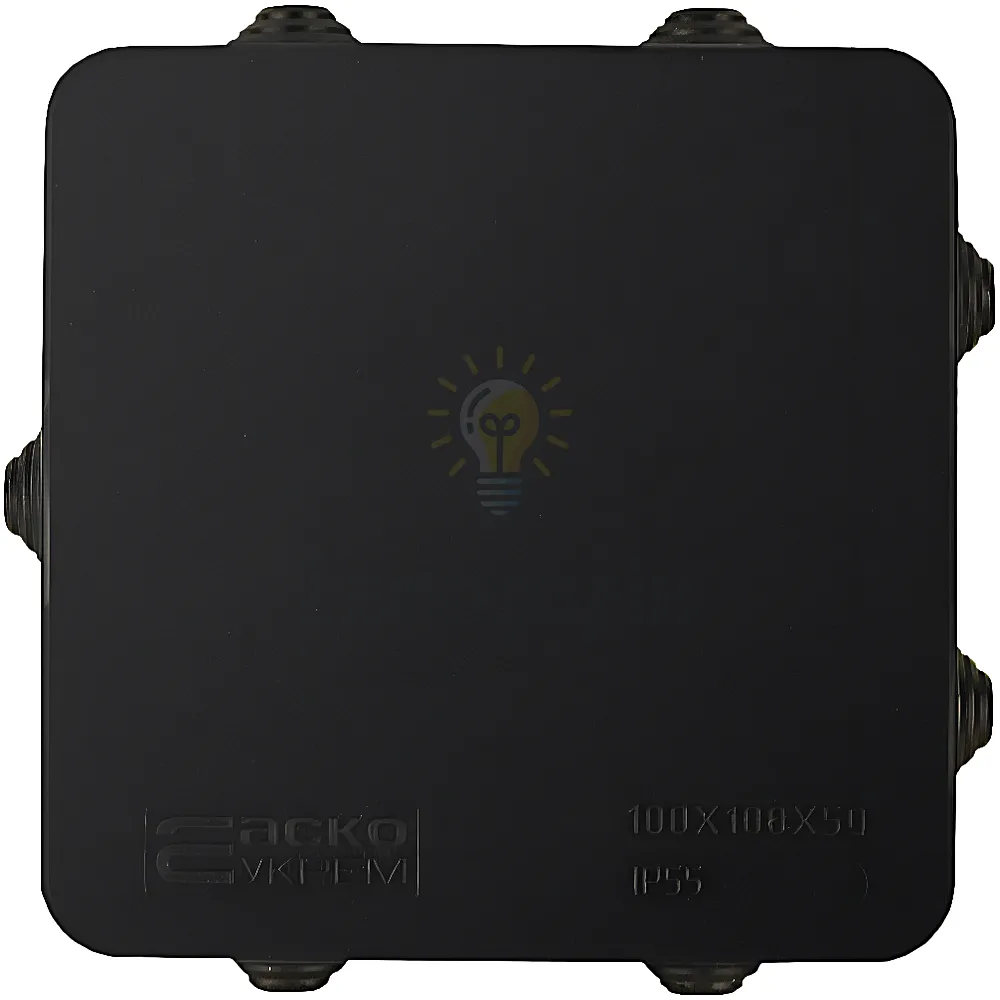 Розподільча  коробка серії UAtmo Jet Black 100*100*50 A0150170033 
