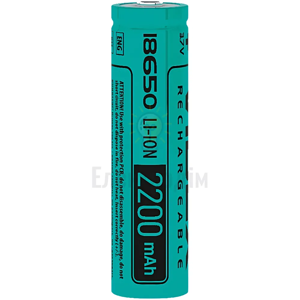 Акумулятор Videx літій-іонний 18650(без захисту) 2200mAh bulk/1шт 18650/2200/1B 