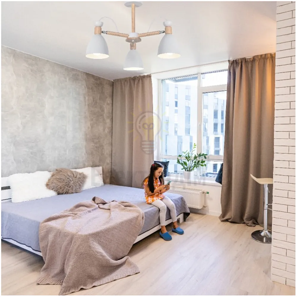 AL6193-1ARD 3*E27*40W 650*430mm білий SCANDY 80100  - фото 3