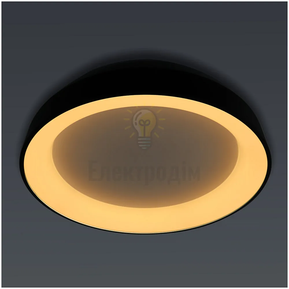 LED світильник VELMAX V-СL-VERONA-R-Bl, max 40W*2, 2700K-6500K, пульт ДК, чорний, 230V 23-46-22  - фото 2