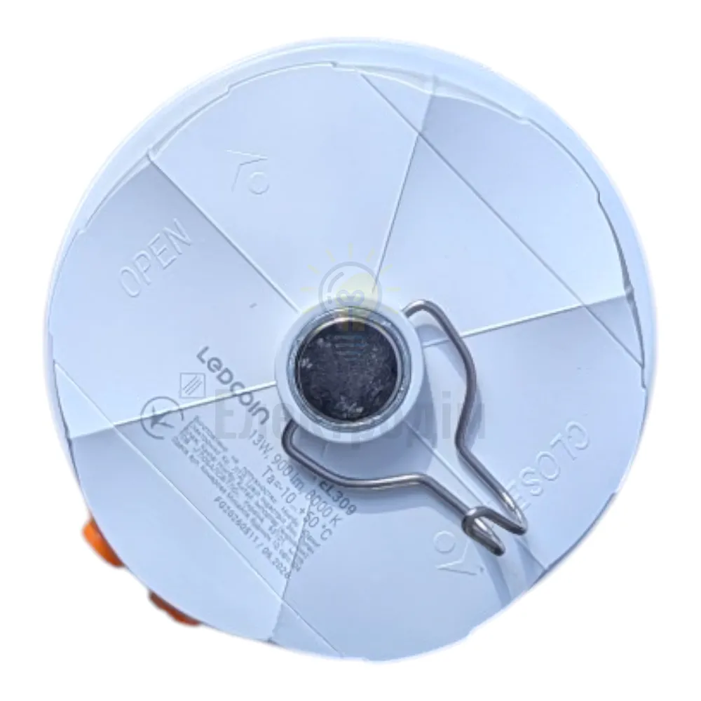 EL309 акум. світильник 13W, 100*105mm, 3*1200mAh (зм. акум. 18650), білий, LC 81171  - фото 17