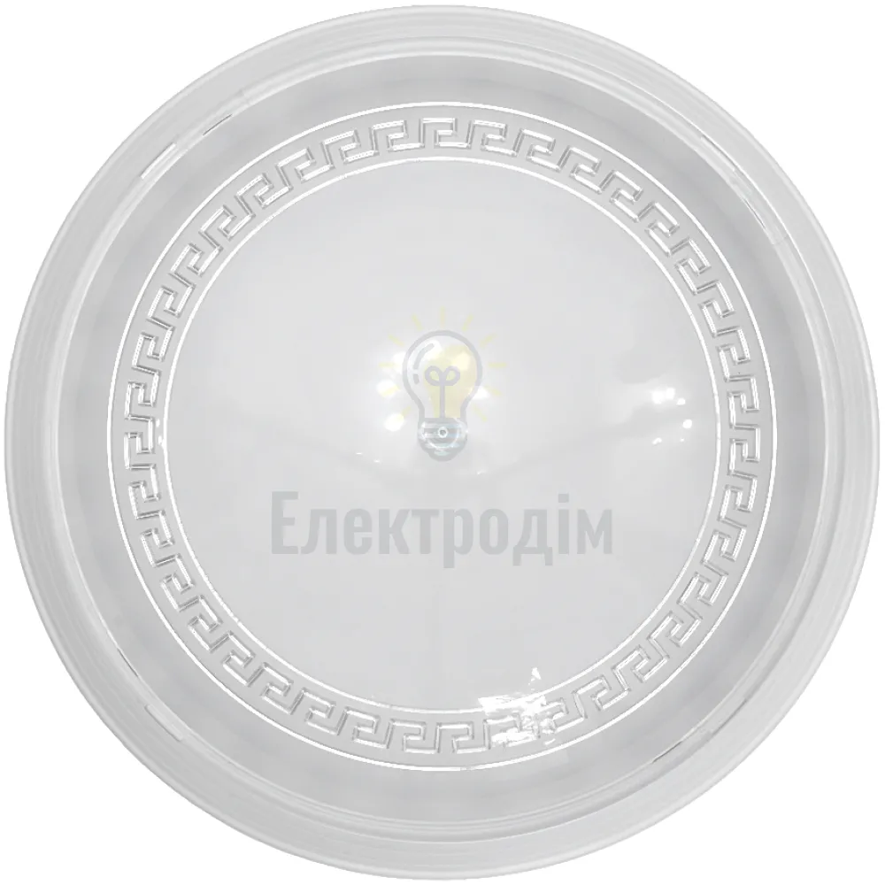Світильник, пластик, білий, Е27, 40W, 235х80мм, IP20, (Е-001)  36-12-41 