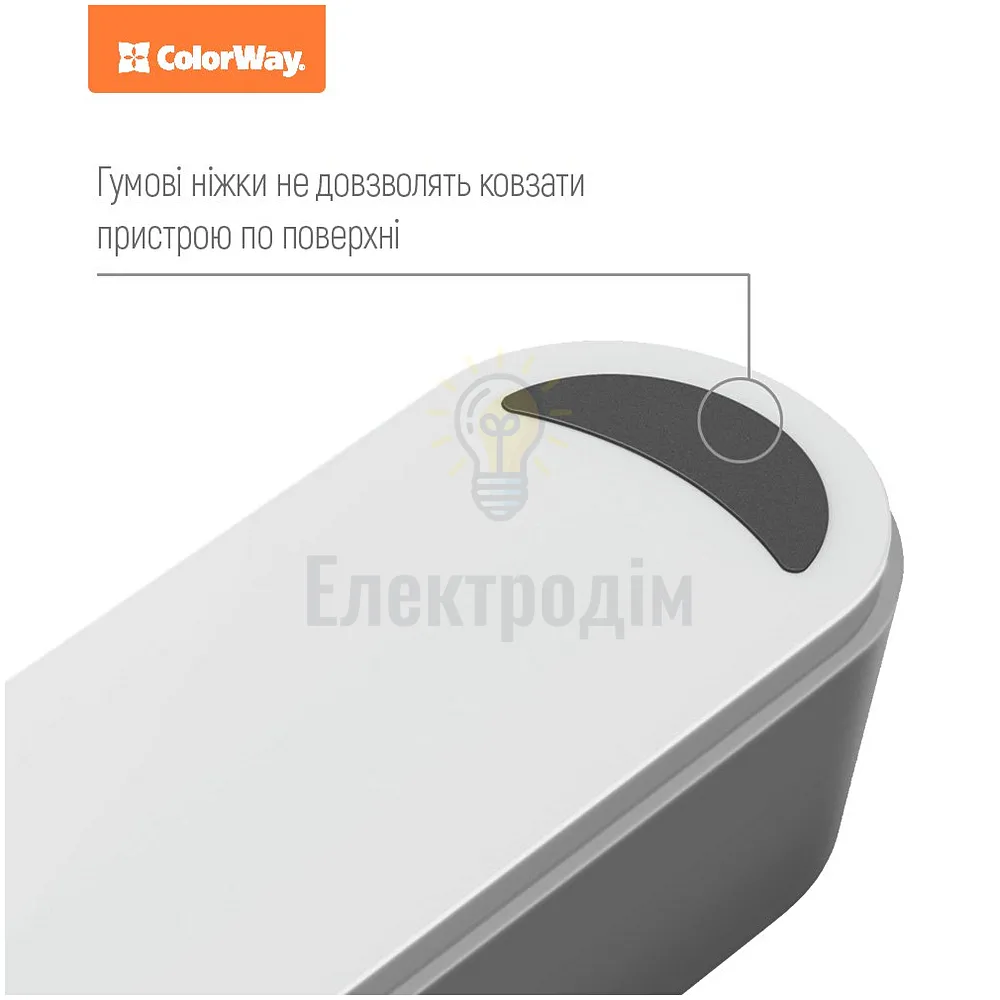 Подовжувач ColorWay Фільтр мережевий 4 розетки/4USB 2м білий CW-CHE44W ColorWay CW-CHE44W  - фото 11