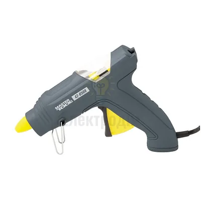 Пістолет клейовий MASTERTOOL Ø 11,2 мм 200 Вт 15-18 г/хв Крапля-Стоп 42-0508 — купити в Електродім