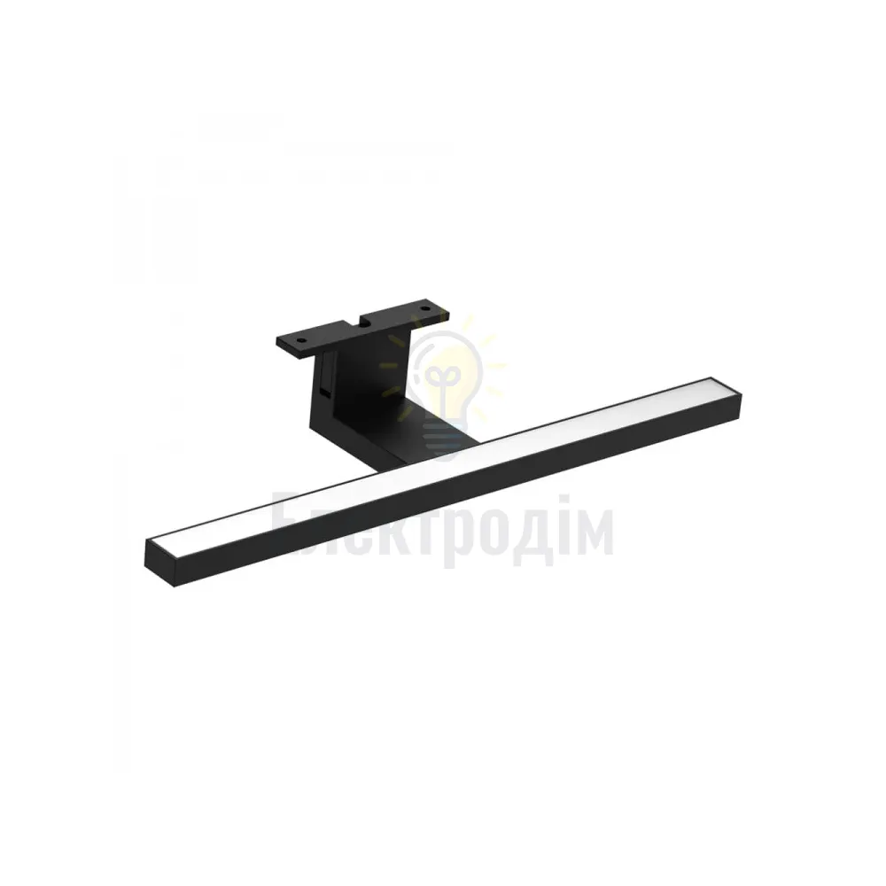 AL5081ARD 230V 5W 260LM 4000К 300*85*45mm IP44 чорний, матовий розсіювач 80685  - фото 2