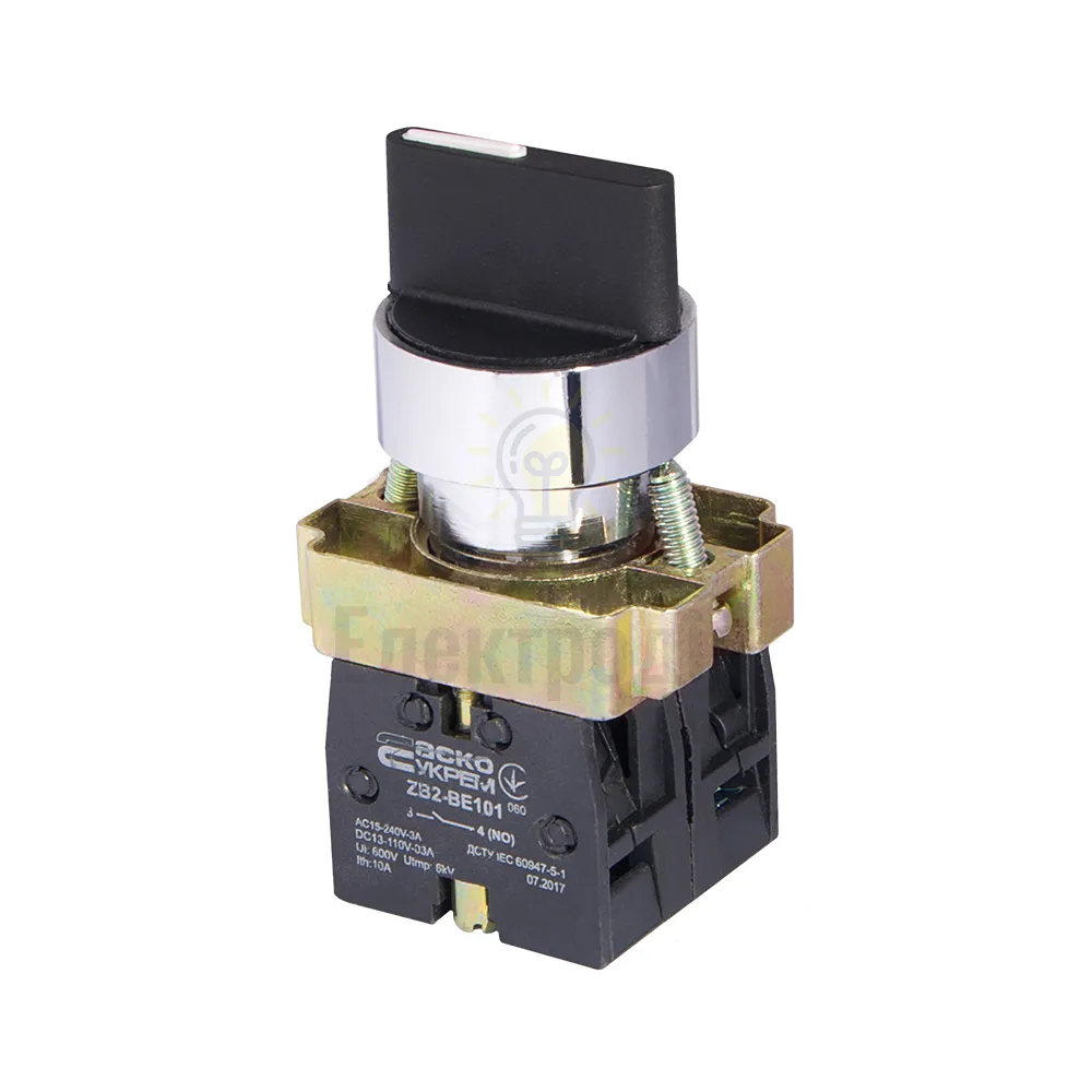 XB2-BD33 Кнопка поворотна 3-поз. Станд. ручка A0140010005 