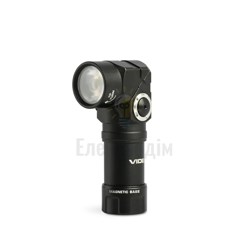 Портативний світлодіодний ліхтарик VIDEX  600Lm 5000K VLF-A244RH  - фото 2