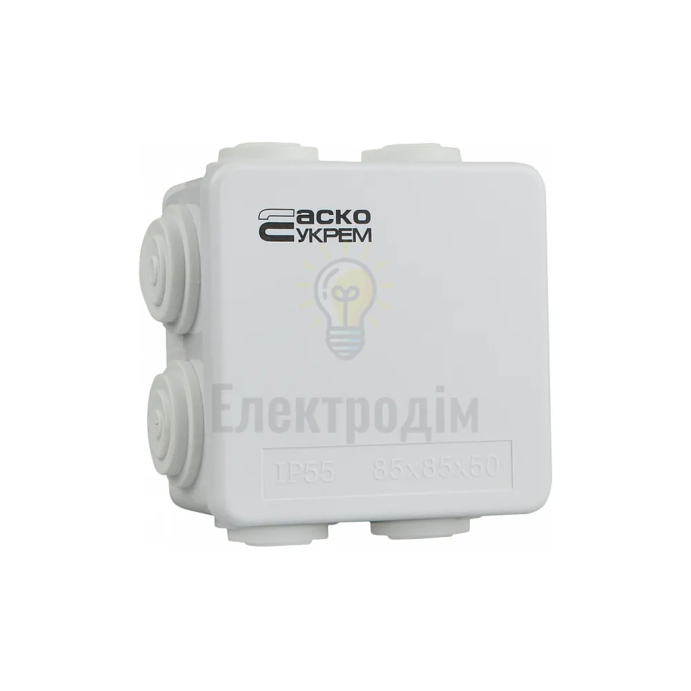 Розподільча коробка АСКО TY-RA 85х85х50 біла A0150170017 