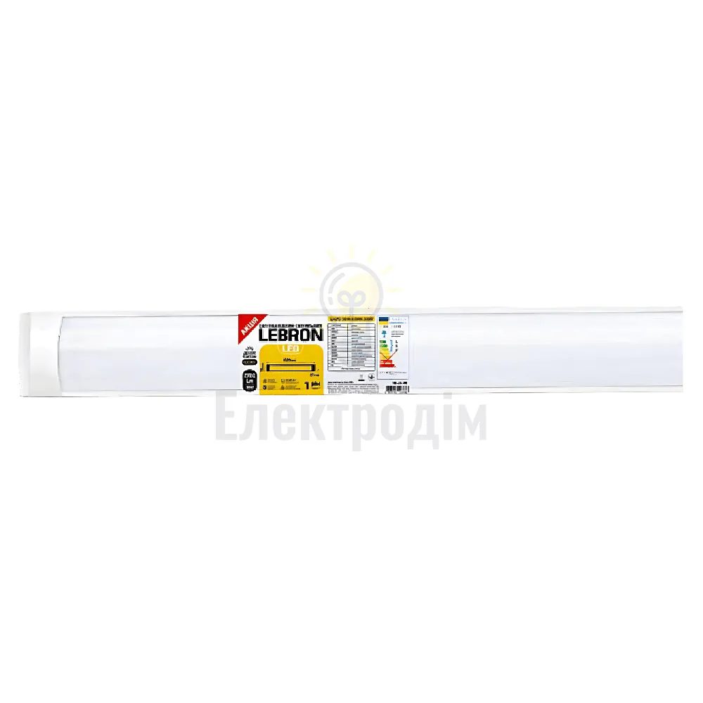 LED світильник LEBRON L-LPO 36W 1200мм 6200K 2700Lm шрінк 16-45-40 