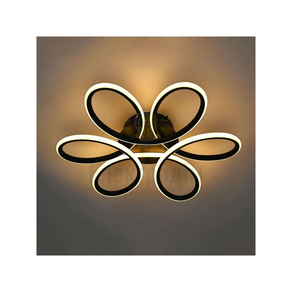 AL6520-1ARD 65W 3380Lm 3000K-6000K 420*110mm чорний LUCE 80492  - фото 1