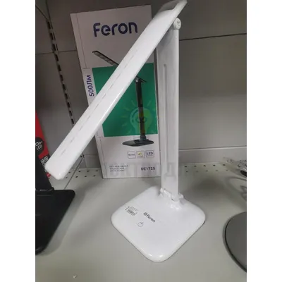 Настільний світильник DE1725 білий 30LED 9W (36*15*15cm) — купити в Електродім