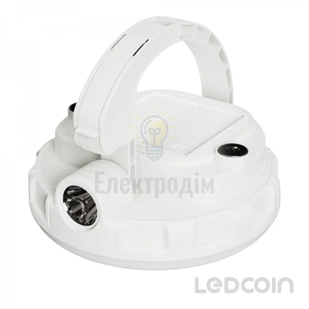 EL307 акум. світильник 11W, 138*54mm, 2*1500mAh (зм. акум. 18650), білий, LC 81167  - фото 3
