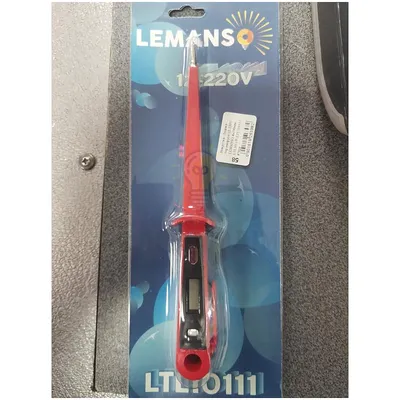 Викрутка - Індикатор напруги 12-220V LEMANSO 4x190мм LTL10115 (LTL10111) 87019 — купити в Електродім