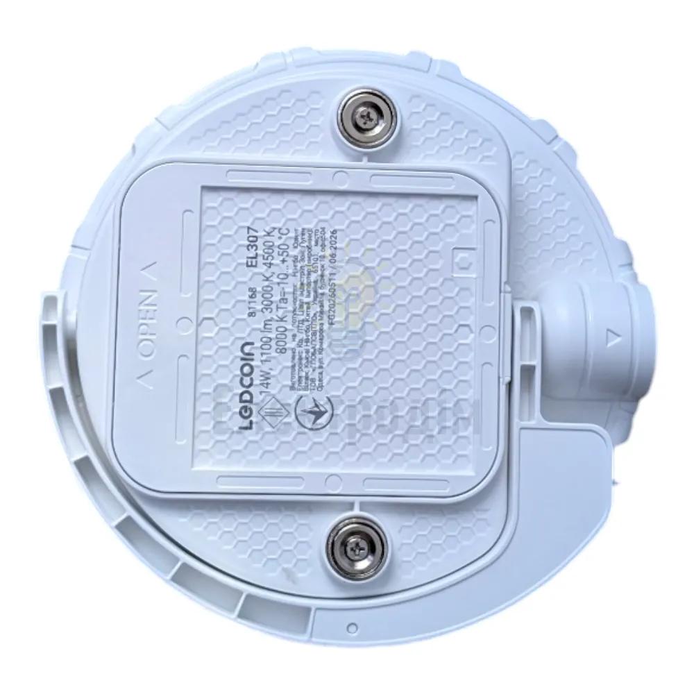 EL307 акум. світильник 14W, 158*54mm, 4*1500mAh (зм. акум. 18650), білий, LC 81168  - фото 11