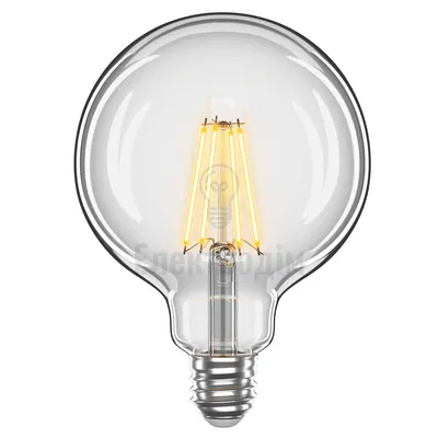 LED лампа VELMAX V-Filament-G125, 8W, E27, 4100K, 800Lm 21-47-18 — купити в Електродім