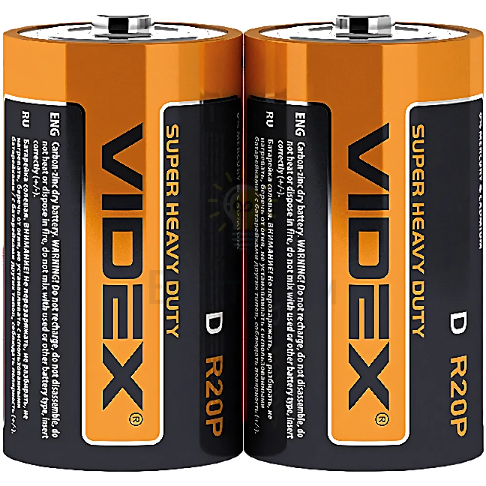 Батарейка Videx сольова  R2OP/D 2шт R2OP/D 2pcs S 