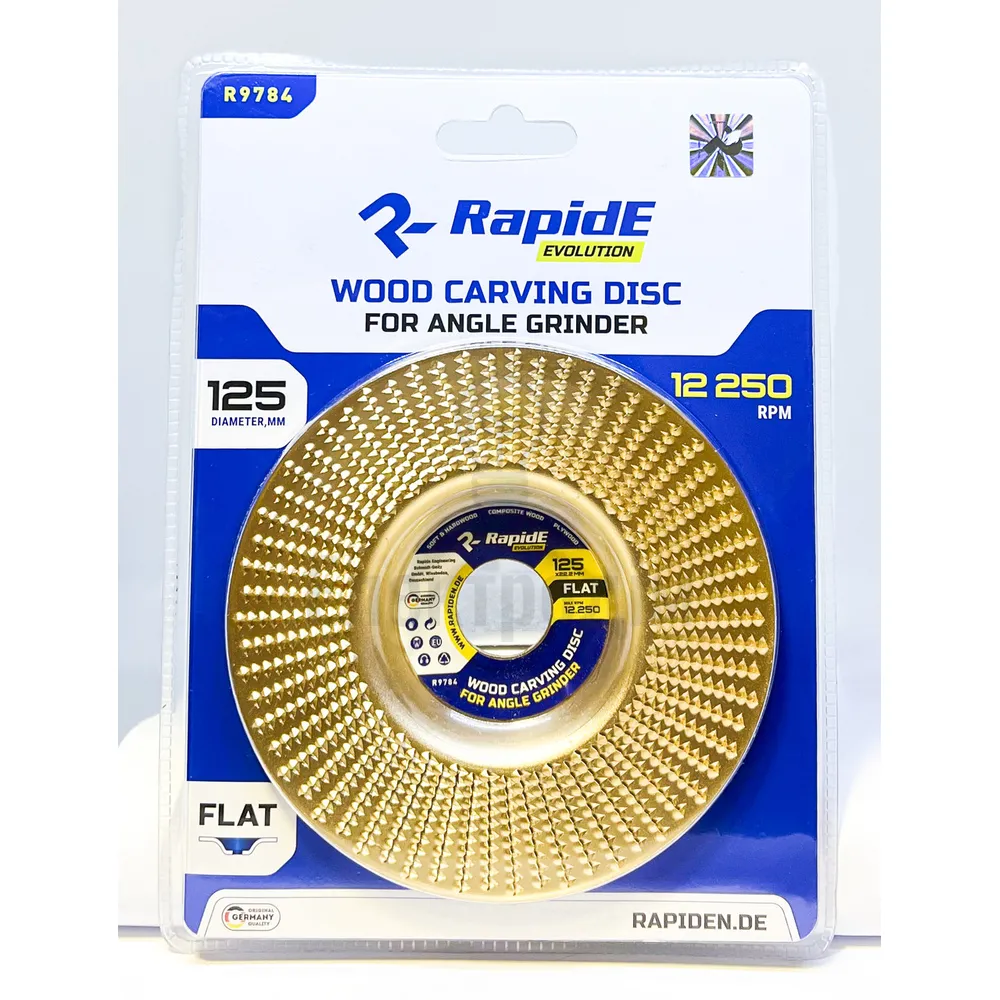 Диск шліф. по дереву плоский 125мм RapіdE НФ-00002806/R9784 