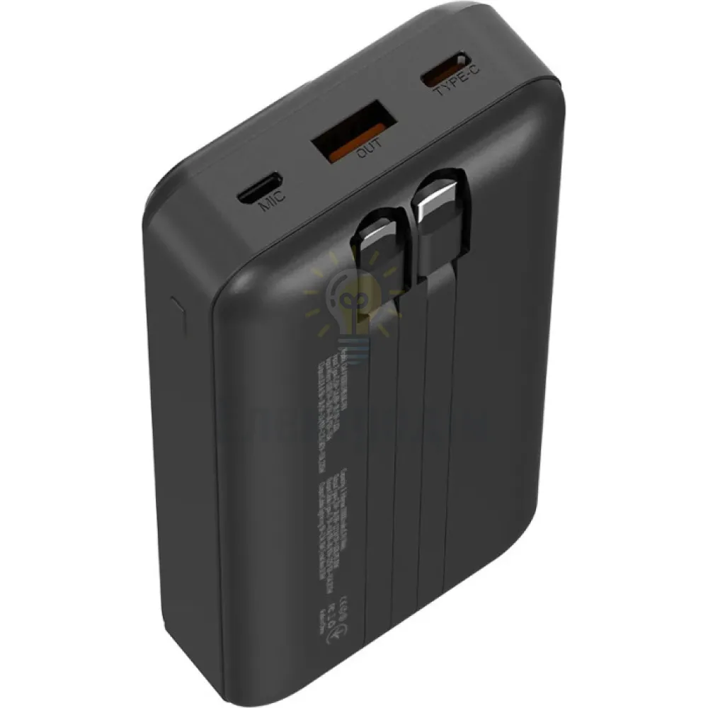 Павербанк 20000 mAh ColorWay Optimal Power CW-PB200LPB5BK-PDD 22,5W USB/Type-C QC+PD чорний CW-PB200LPB5BK-PDD  - фото 2