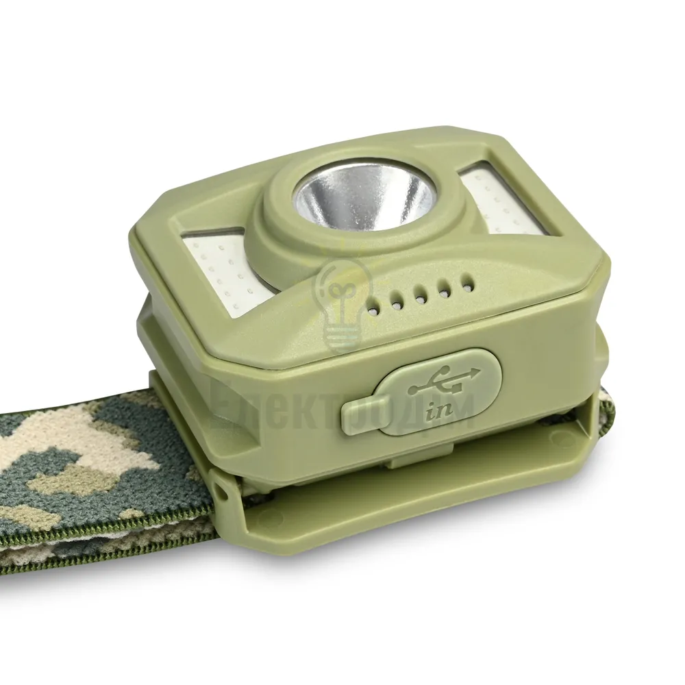Налобний світлодіодний ліхтарик VIDEX 120Lm RED VLF-H085R-TAC  - фото 3