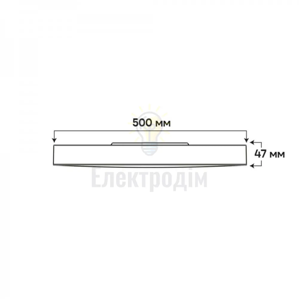 AL6087ARD 48W коло чорний 4800Lm 3000/4000/6500K 500*42mm TREND 80640  - фото 4