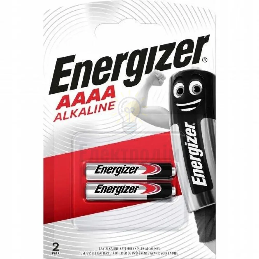 Батарейка Energizer Alkaline AAAA 2 шт 6624075 