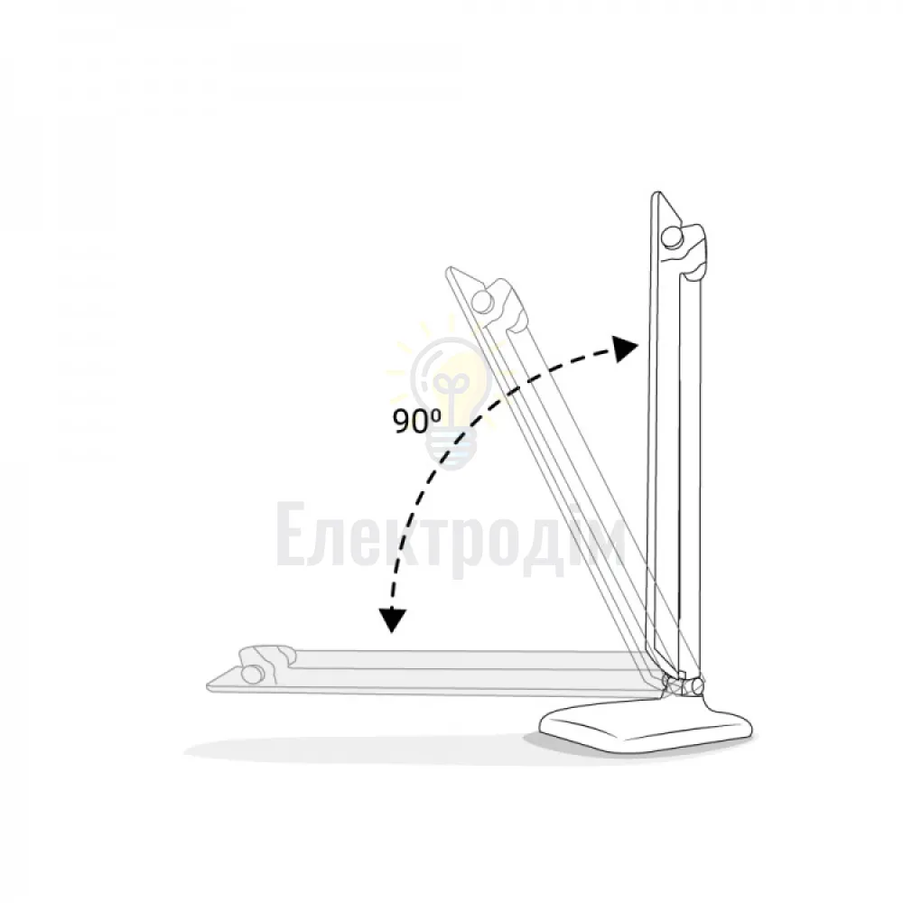 DE1725ARD настільний світильник рожевий 9W 6500К 500 LM (36*15*15cm) IP20 01956  - фото 3