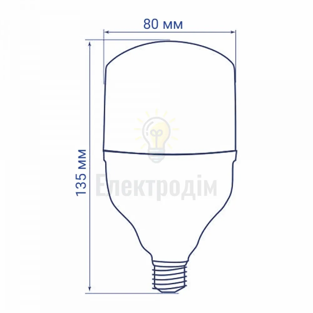 LB-920 A80 230V 20W 2050LM 6500K E27 01876  - фото 1