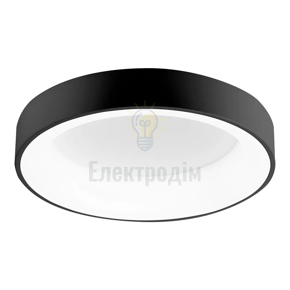 LED світильник VELMAX V-СL-VERONA-R-Bl, max 40W*2, 2700K-6500K, пульт ДК, чорний, 230V 23-46-22 