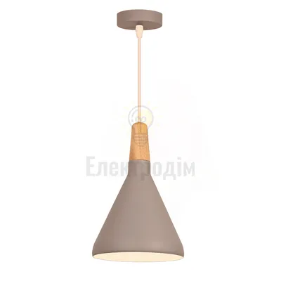 Світильник VELMAX V-CL-DRUM-Gr-Wh, max 60W, E27, 220V 23-10-48 — купити в Електродім