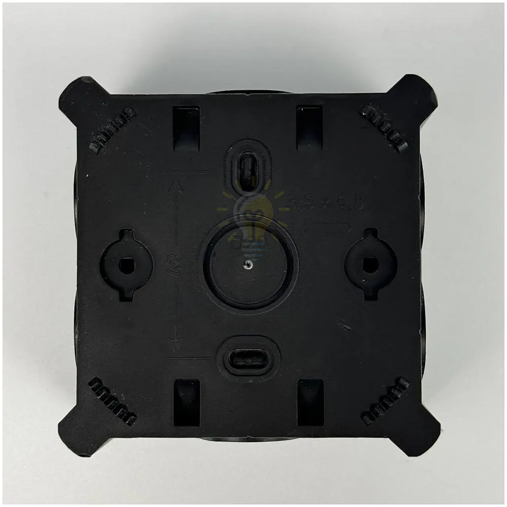 Коробка розподільча СКІМ 114х114х54 (K115) чорна B1102010  - фото 10