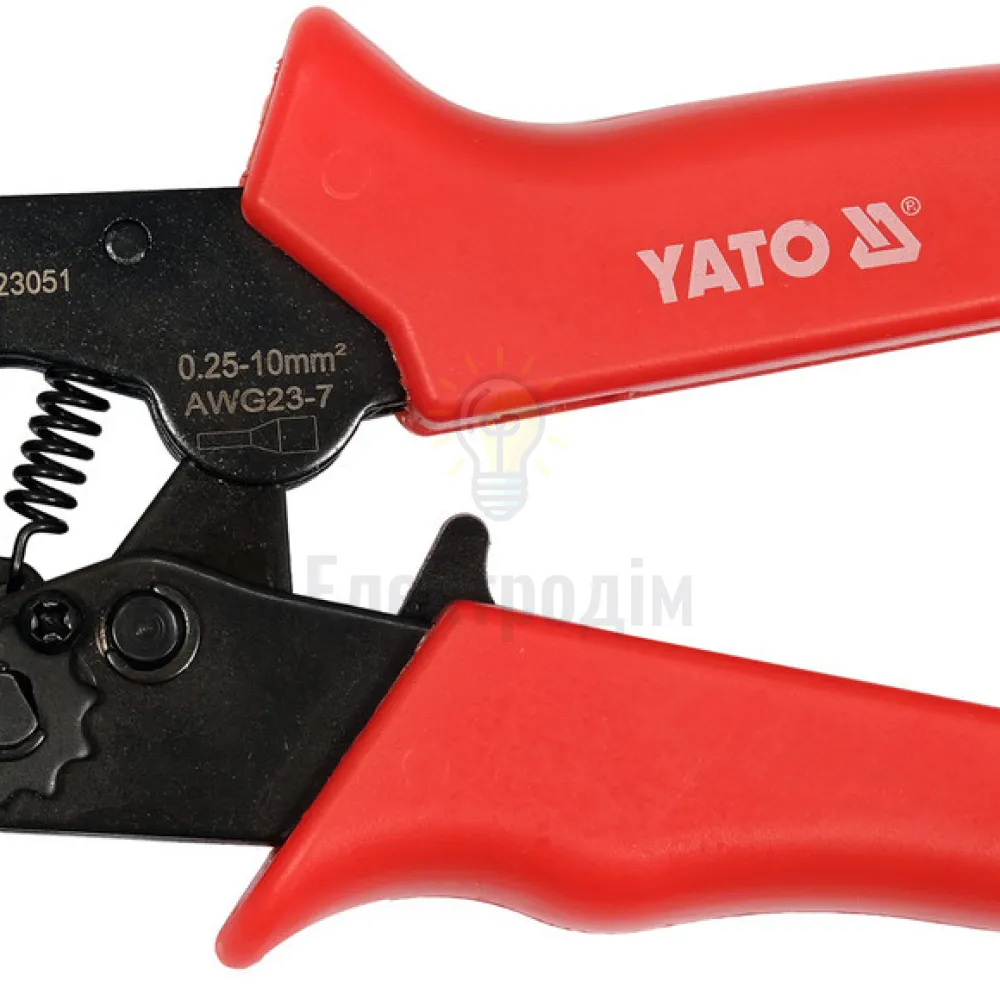 Обтискні плоскогубці для роз'ємів YATO YT-23051  - фото 1