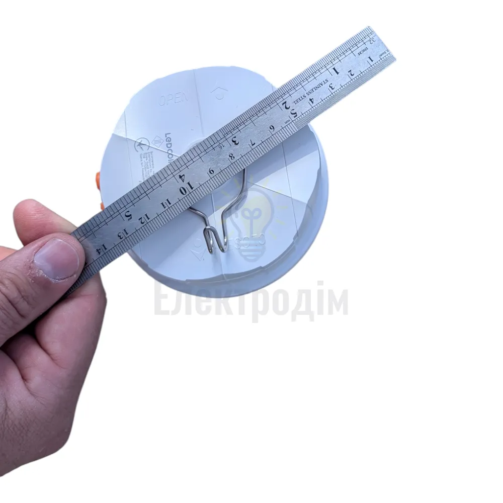 EL309 акум. світильник 13W, 100*105mm, 3*1200mAh (зм. акум. 18650), білий, LC 81171  - фото 18