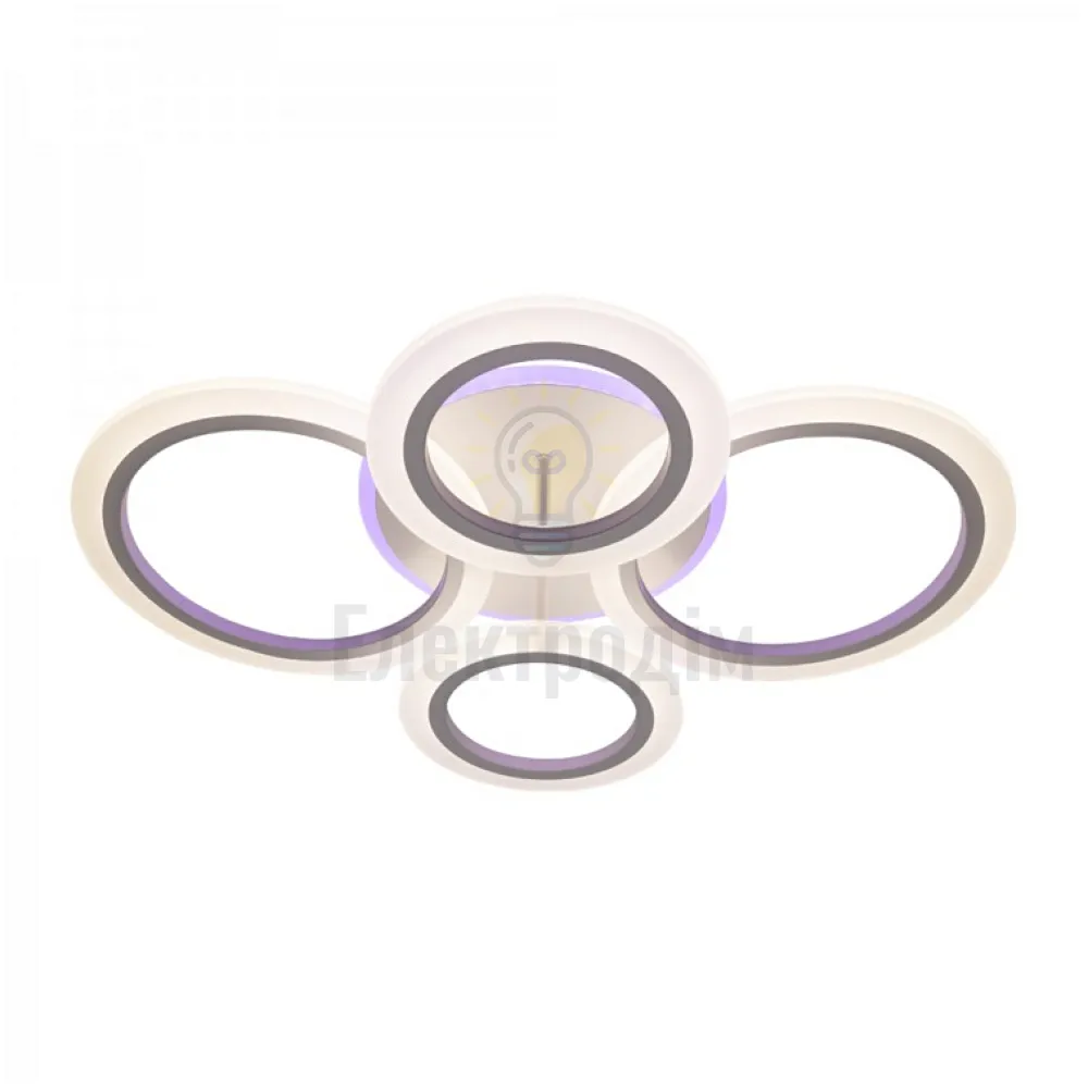 AL6450ARD 72W 5200Lm 3000K-6500K+purple 605*405*115mm SOFT R 80249  - фото 2