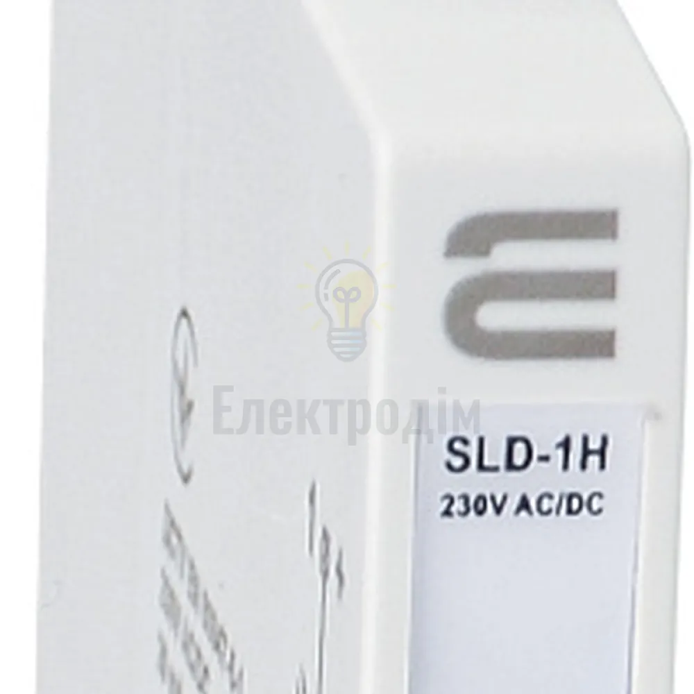 Модульний сигнальний індикатор 9mm 230V AC/DC SLD-1H червоний A0140030001  - фото 1