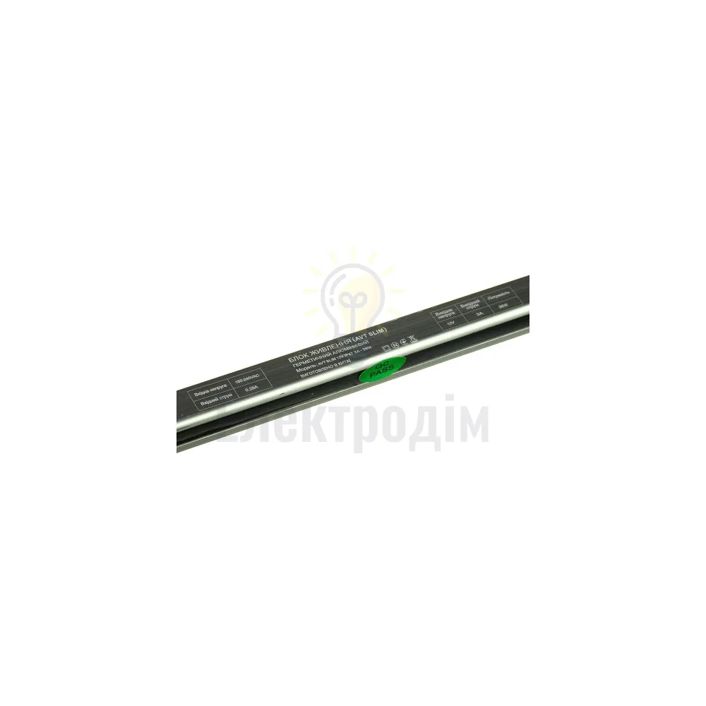 Блок  живлення 12В AVT SLIM Блок живлення AVT SLIM 12V IP67 3А - 36W 1021916  - фото 3
