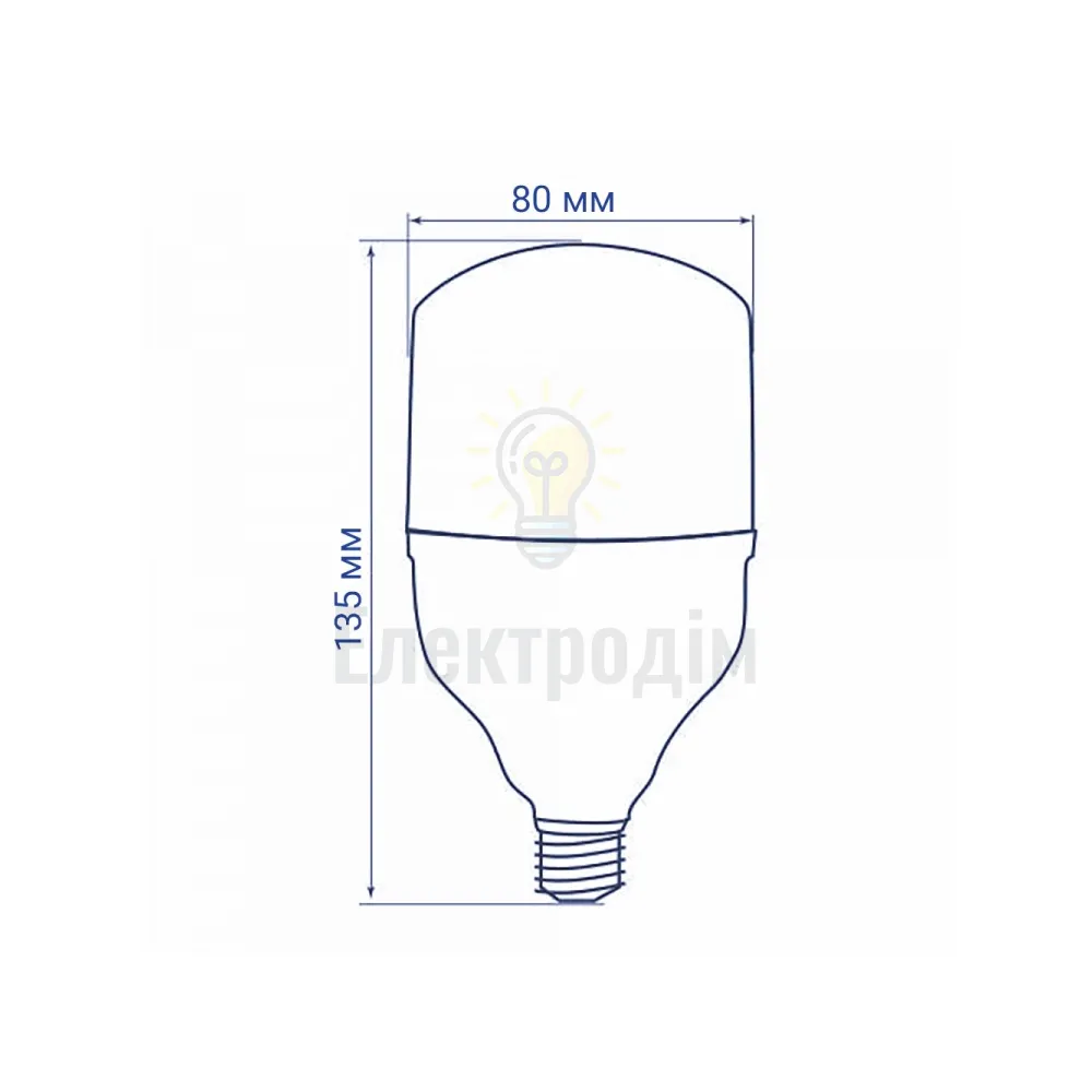 LB-920 A80 230V 20W 2050LM 6500K E27 01876  - фото 1