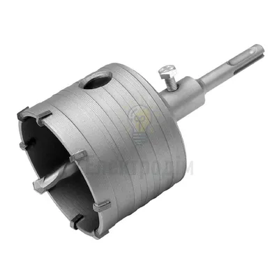 Коронка по бетону sds+ 80 мм YT-4403 — купити в Електродім