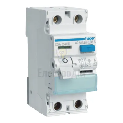 ПЗВ 2P 6kA 40A 30mA A CDA240D — купити в Електродім